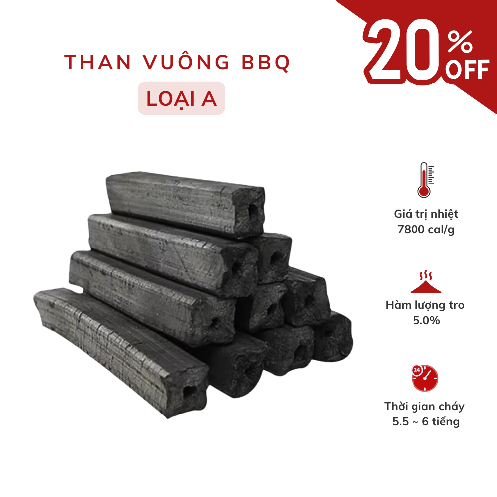Than Vuông BBQ Loại A